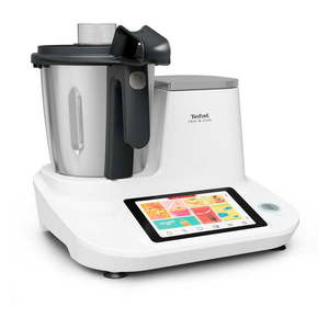 Kuchynský robot v bielo-striebornej farbe Click and Cook - Tefal vyobraziť