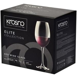 Sada pohárov na červené víno Elite 6x360 ml vyobraziť