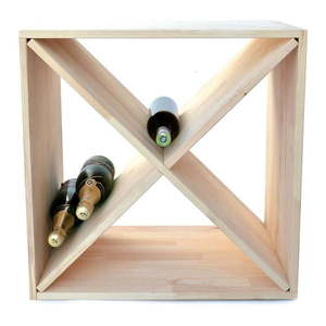 Regál na víno z borovicového dreva v prírodnej farbe na 24 fliaš – Bonami Essentials vyobraziť