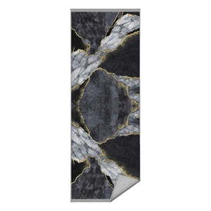 Čierny koberec behúň 80x200 cm - Mila Home vyobraziť