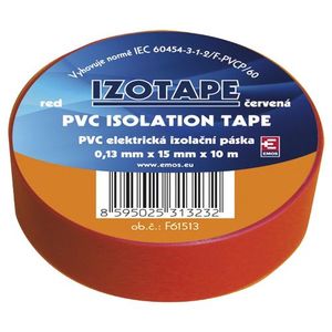 Páska izolačná PVC 15/10m červená EMOS vyobraziť