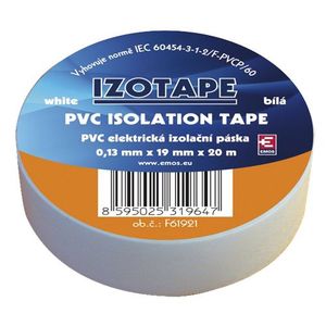 Páska izolačná PVC 19/20m biela EMOS vyobraziť
