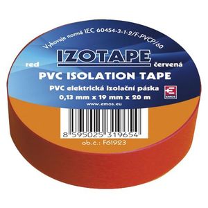 Páska izolačná PVC 19/20m červená EMOS vyobraziť