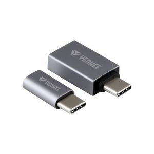 Adaptér YENKEE YTC 021 USB C na Micro USB, USB A vyobraziť