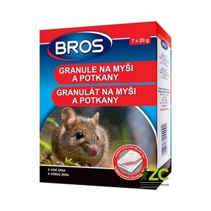 Granule na myši a potkany BROS 140g vyobraziť