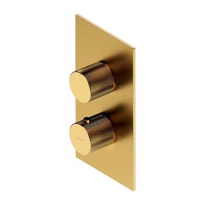 OMNIRES - CONTOUR termostatická sprchová batéria podomietková zlatá kartáčovaná /GLB/ CT8036GLB vyobraziť