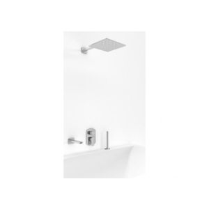 KOHLMAN - Vaňová súprava s 35 cm dažďovou sprchou, ručnou sprchou a vaňovým výtokom QW211FQ35-009 vyobraziť