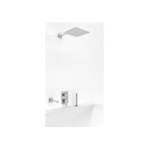 KOHLMAN - Vaňová súprava s 35 cm dažďovou sprchou, ručnou sprchou a vaňovým výtokom QW211HQ35-007 vyobraziť