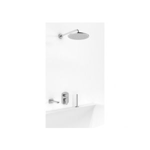 KOHLMAN - Vaňový set s 30 cm dažďovou sprchou, ručnou sprchou a vaňovým výtokom QW211FR30-009 vyobraziť
