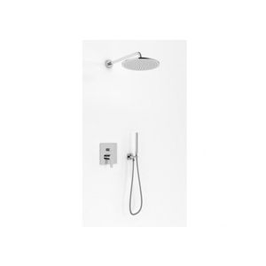 KOHLMAN KOHLMAN - sprchový set s 20 cm dažďovou sprchou, vyústením a ručnou sprchou QW210GR20 vyobraziť