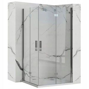 REA - Sprchová kabína Molier Chrome Double 90x90 KPL-K6372 vyobraziť