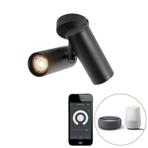 Smart spot black 2-light vrátane Wifi GU10 - Scopio Honey vyobraziť