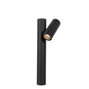 Stojanové vonkajšie svietidlo čierne 50 cm nastaviteľné - Duo vyobraziť