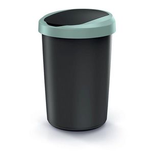 Odpadkový koš COMPACTO 40 L černý/zelený vyobraziť