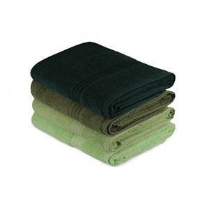 Sada 4 ks ručníků Rainbow 70x140 cm zelená vyobraziť
