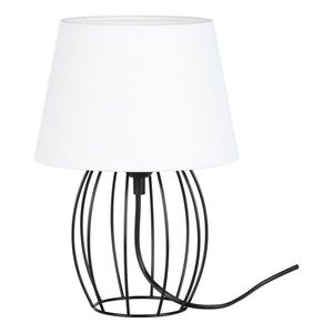 Stolní lampa MERANO 20 cm černá/bílá vyobraziť