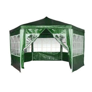 Záhradný pavilón s oknami 2x2x2 m GoodHome zelený vyobraziť