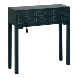 Modrý konzolový stolík 26x85 cm Diana – Ixia vyobraziť