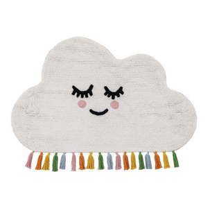 Biely bavlnený detský koberec 60x100 cm Cloud – Ixia vyobraziť