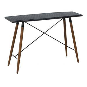 Čierny kovový konzolový stolík 38x120 cm Oslo – Ixia vyobraziť
