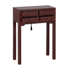 Konzolový stolík v tehlovej farbe 26x63 cm Diana – Ixia vyobraziť