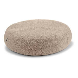 Béžový pelech pre psa z materiálu buklé ø 70 cm Senso Pouffe Greige S/M – MiaCara vyobraziť