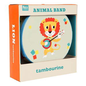 Hudobná hračka Tambourine Animal Band – Rex London vyobraziť