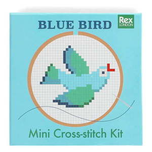 Kreatívna súprava Cross-stitch Kit Blue Bird – Rex London vyobraziť