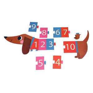 Puzzle (počet dielikov 16) Sausage Dog – Rex London vyobraziť