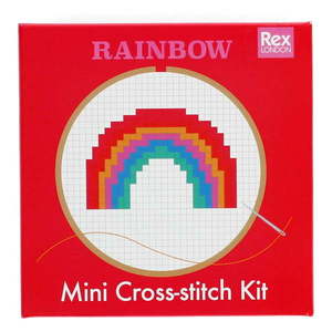 Kreatívna súprava Cross-stitch Kit Rainbow – Rex London vyobraziť