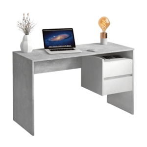 PC stôl so zásuvkami TULIO NEW Tempo Kondela Biela / betón vyobraziť