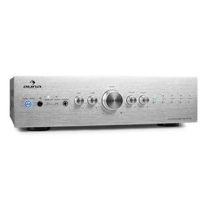 Stereo zosilňovač Auna CD708, AUX phono, strieborný, 600 W vyobraziť