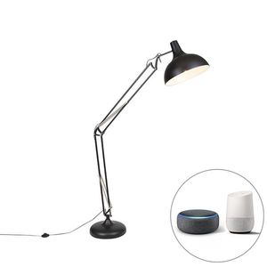 Inteligentná stojaca lampa čierna nastaviteľná vrátane Wifi A60 - Hobby vyobraziť