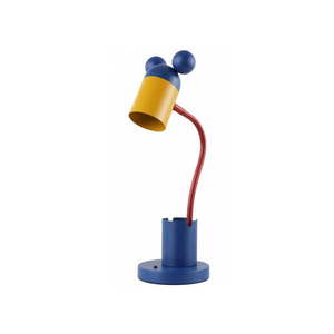 Modrá stolová lampa s kovovým tienidlom (výška 50 cm) Mouse – GTV vyobraziť