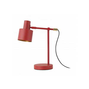 Červená stolová lampa s kovovým tienidlom (výška 35 cm) Selvia II – GTV vyobraziť