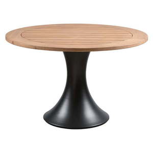Okrúhly záhradný jedálenský stôl z teakového dreva ø 122 cm Charley – Exotan vyobraziť