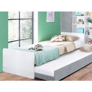 Jednolôžková posteľ Joker 90x200 cm, biela% vyobraziť