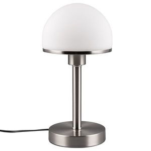 Sconto Stolná lampa JOOST II matný nikel/biela vyobraziť