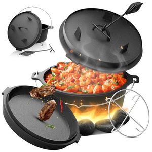 Broil-master® Liatinový kotlík s nožičkami a podložkou 13 L vyobraziť