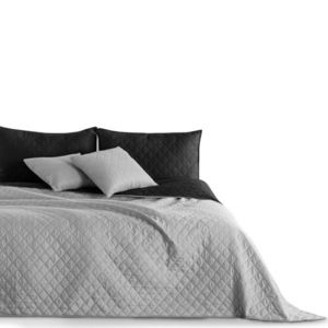 DecoKing Prehoz na posteľ Axel sivá/čierna, 170 x 210 cm vyobraziť