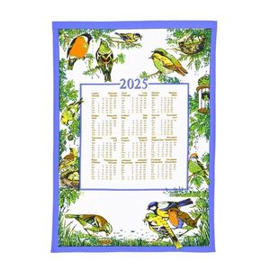 Kalendár textilný, Vtáky 2025 vyobraziť