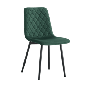 Jedálenská stolička, smaragdová Velvet látka/kov, DAMIA TYP 2 vyobraziť