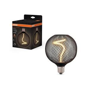 Osram LED Stmievateľná žiarovka DECOR FILAMENT G125 E27/3, 5W/230V 1800K čierna - Osram vyobraziť