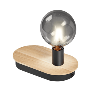 Ledvance Ledvance - Dotyková stolná lampa s USB konektorom DECOR WOOD 1xE27/8W/230V vyobraziť