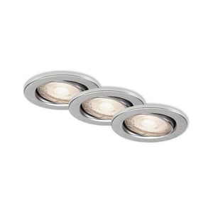 Briloner 7144-039-Sada 3xLED Kúpeľňové podhľadové svietidlo 1xGU10/4W/230V IP23 vyobraziť