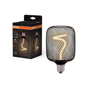 Osram LED Stmievateľná žiarovka DECOR FILAMENT E27/3, 5W/230V 1800K čierna - Osram vyobraziť