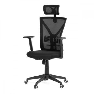 AUTRONIC KA-Q851 BK Kancelářská židle, černá mesh, plastový kříž vyobraziť