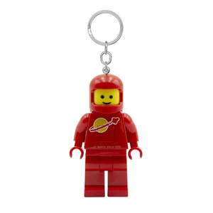 Červená kľúčenka so svietidlom Spaceman – LEGO® vyobraziť