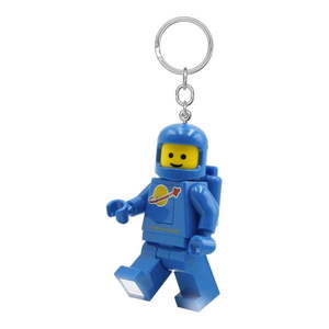 Modrá kľúčenka so svietidlom Spaceman – LEGO® vyobraziť