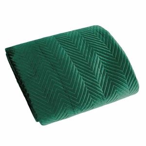 Přehoz na postel SOFIA 70x160 cm tmavě zelený vyobraziť